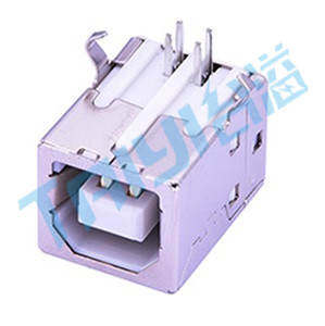 213&nbsp;USB&nbsp;B型&nbsp;4觸點(diǎn)&nbsp;90°插件&nbsp;母座
