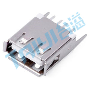 220&nbsp;USB&nbsp;A型&nbsp;4觸點(diǎn)&nbsp;180°插件&nbsp;母座